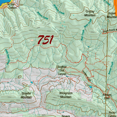 Land Ownership Map for CO Unit 751 Preview 2