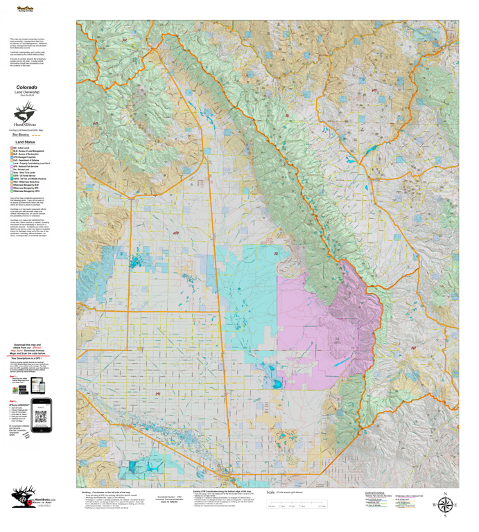 Land Ownership Map for CO Unit 82 by Divas de la Caza | Avenza Maps