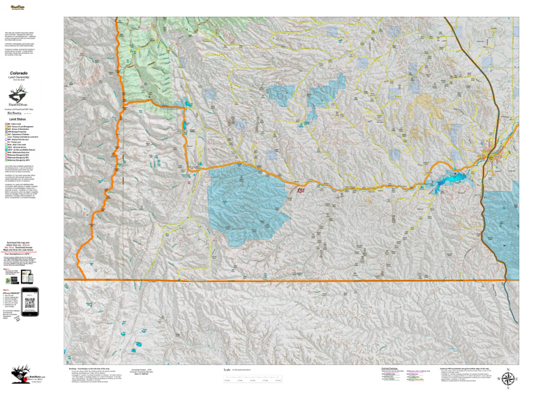 Land Ownership Map for CO Unit 851 by Divas de la Caza | Avenza Maps