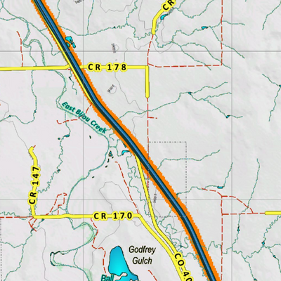 Topographical Map for CO Unit 106 Preview 2