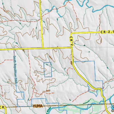 Topographical Map for CO Unit 109 Preview 3