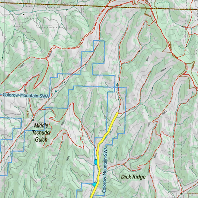 Topographical Map for CO Unit 11 Preview 3