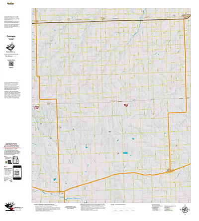Topographical Map for CO Unit 116 Preview 1