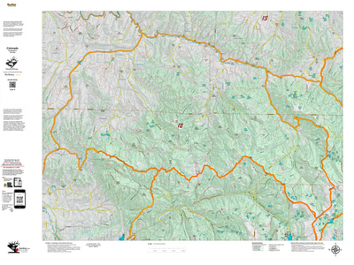 Topographical Map for CO Unit 12 Preview 1