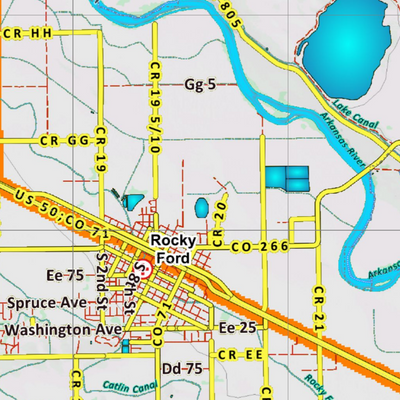 Topographical Map for CO Unit 125 Preview 3