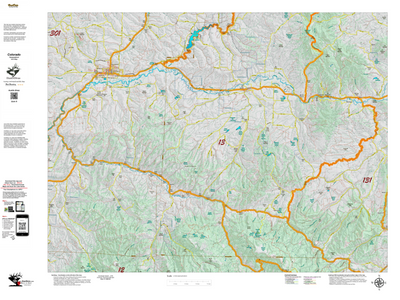 Topographical Map for CO Unit 13 Preview 1