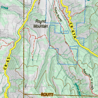 Topographical Map for CO Unit 13 Preview 3