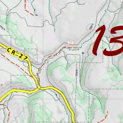 Topographical Map for CO Unit 131 Preview 2