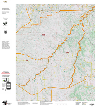 Topographical Map for CO Unit 147 Preview 1