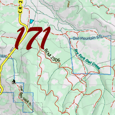 Topographical Map for CO Unit 171 Preview 2