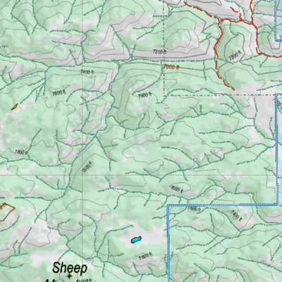 Topographical Map for CO Unit 191 Preview 2