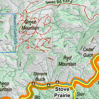 Topographical Map for CO Unit 191 Preview 3