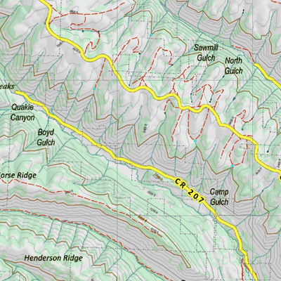 Topographical Map for CO Unit 31 Preview 3