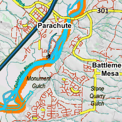 Topographical Map for CO Unit 32 Preview 3