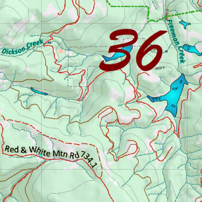 Topographical Map for CO Unit 36 Preview 2