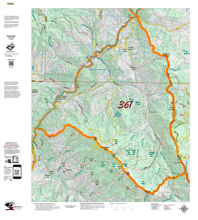 Topographical Map for CO Unit 361 Preview 1
