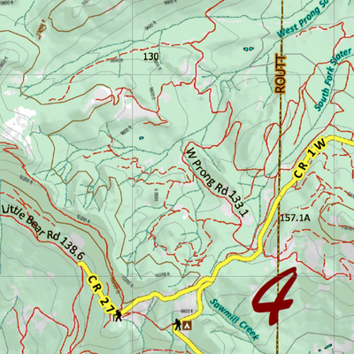 Topographical Map for CO Unit 4 Preview 3