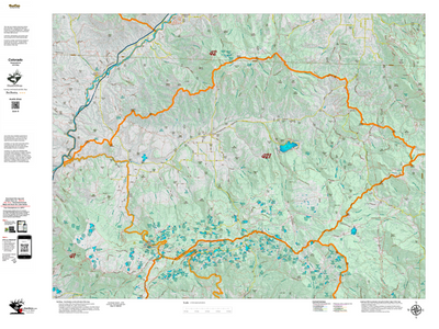 Topographical Map for CO Unit 421 Preview 1