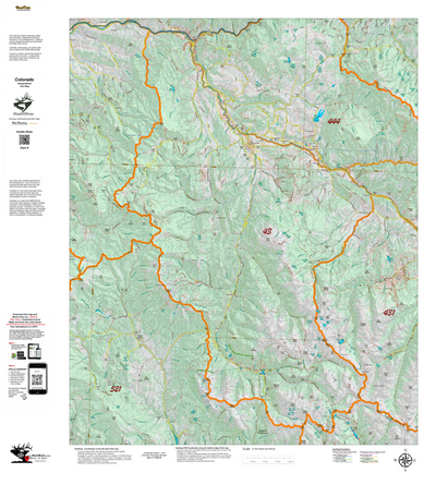 Topographical Map for CO Unit 43 Preview 1