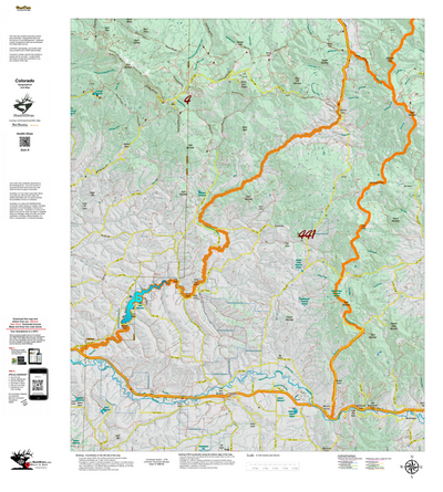 Topographical Map for CO Unit 441 Preview 1