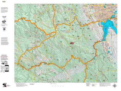 Topographical Map for CO Unit 461 Preview 1