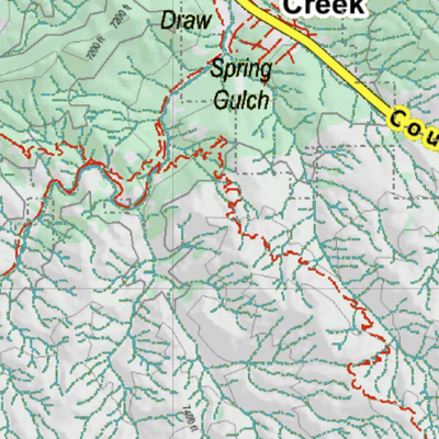 Topographical Map for CO Unit 461 Preview 3