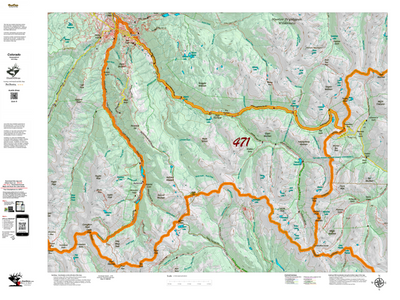 Topographical Map for CO Unit 471 Preview 1