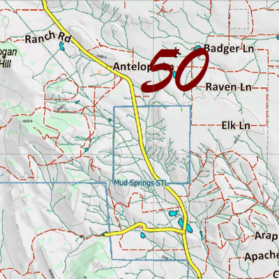 Topographical Map for CO Unit 50 Preview 2