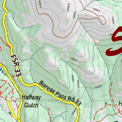 Topographical Map for CO Unit 500 Preview 2