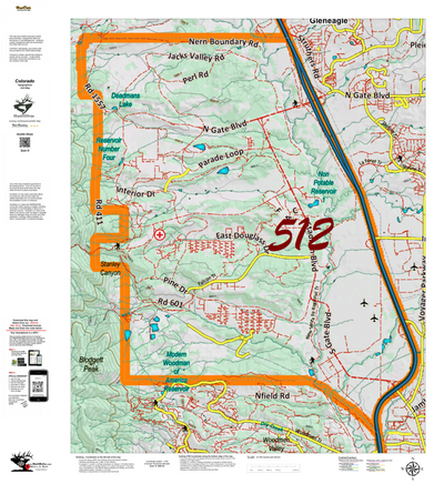 Topographical Map for CO Unit 512 Preview 1