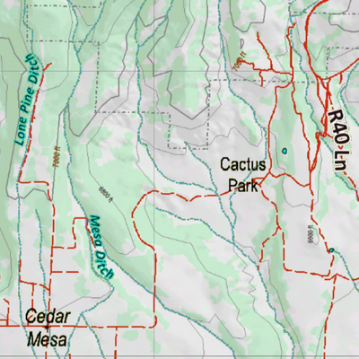 Topographical Map for CO Unit 52 Preview 2