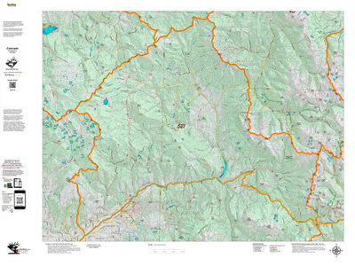 Topographical Map for CO Unit 521 Preview 1