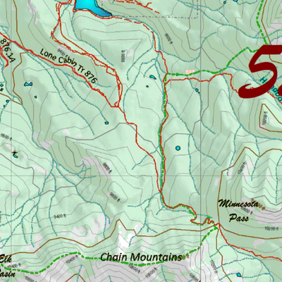 Topographical Map for CO Unit 53 Preview 2