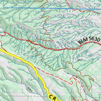 Topographical Map for CO Unit 56 Preview 3