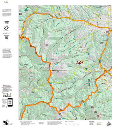 Topographical Map for CO Unit 561 Preview 1