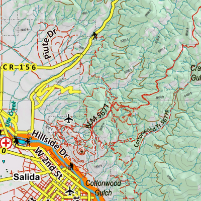 Topographical Map for CO Unit 57 Preview 3