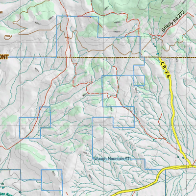 Topographical Map for CO Unit 58 Preview 2