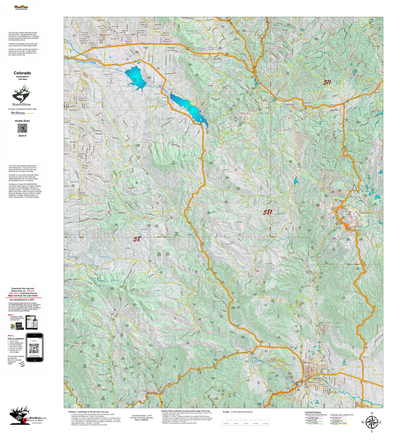 Topographical Map for CO Unit 581 Preview 1