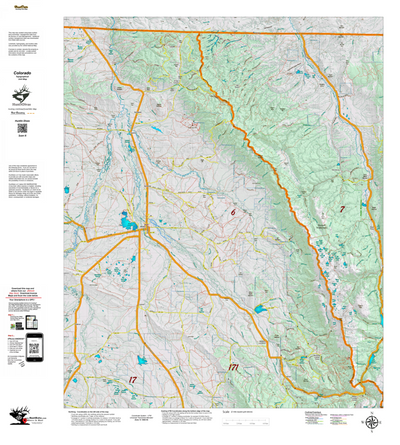 Topographical Map for CO Unit 6 Preview 1