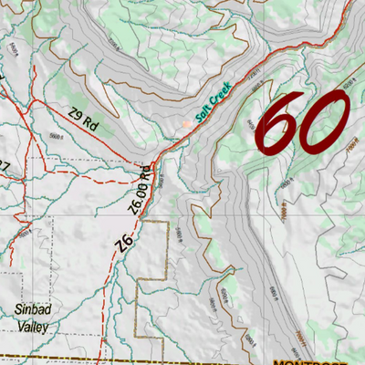 Topographical Map for CO Unit 60 Preview 2