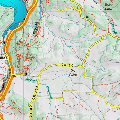 Topographical Map for CO Unit 65 Preview 2