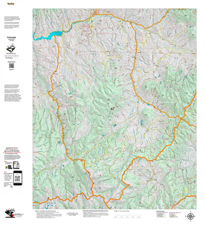 Topographical Map for CO Unit 67 Preview 1