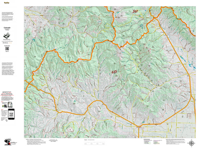 Topographical Map for CO Unit 681 Preview 1