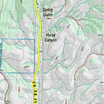 Topographical Map for CO Unit 681 Preview 2