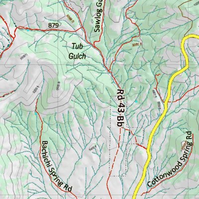 Topographical Map for CO Unit 681 Preview 3