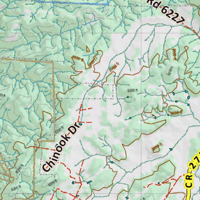 Topographical Map for CO Unit 69 Preview 2