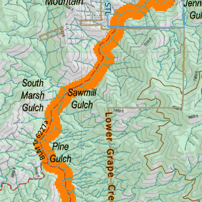 Topographical Map for CO Unit 69 Preview 3