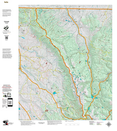 Topographical Map for CO Unit 7 Preview 1