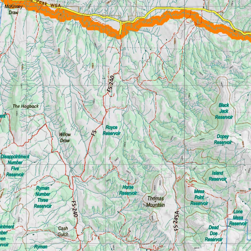 Topographical Map for CO Unit 70 by Divas de la Caza | Avenza Maps