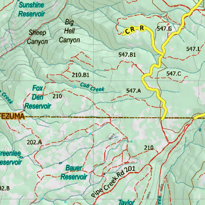 Topographical Map for CO Unit 71 Preview 2